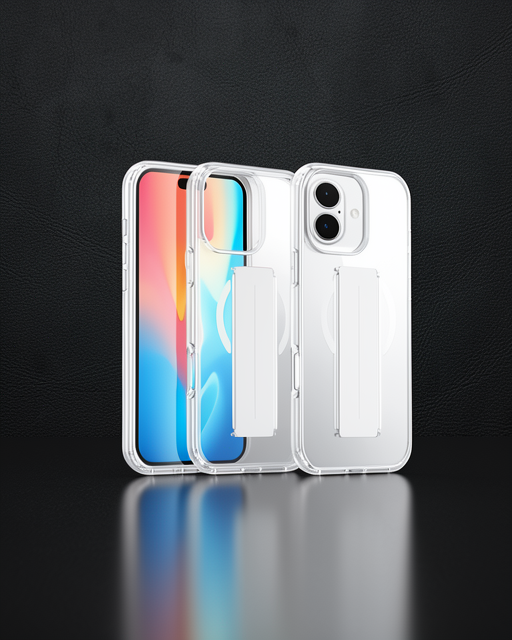 iPhone 16 - Joko Alfa Magsafe Standlı Kılıf - Şeffaf