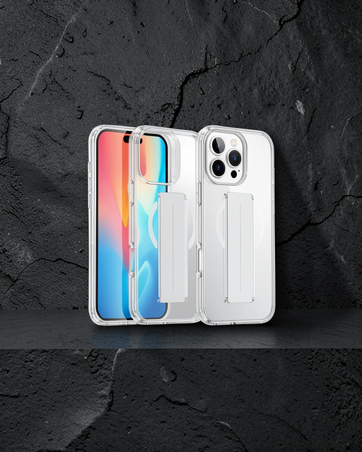 iPhone 16 Pro Max Kılıf Joko Alfa Magsafe Standlı - Şeffaf
