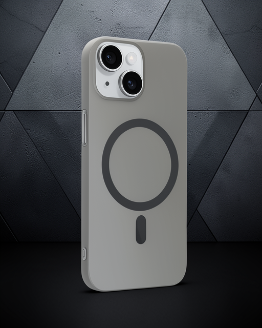 iPhone 15 Plus - Joko Tuna PC Slim Magsafe Kılıf - Titan Gri