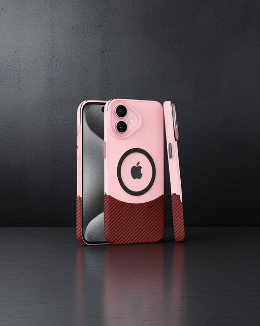 Joko iPhone 16 Carbon Puzzle Magsafe Kılıf - Pembe