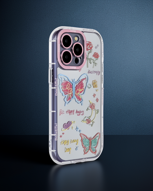 iPhone 15 Pro Max Kılıf Reflexion Desenli Kapak - Desen 8