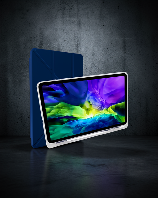 Samsung Galaxy P610 Tab S6 Lite 10.4 Tablet Kılıfı Kalemlikli Mars - Lacivert