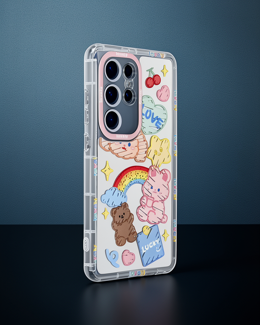 Samsung Galaxy S24 Ultra Kılıf Reflexion Desenli Kapak - Desen 4