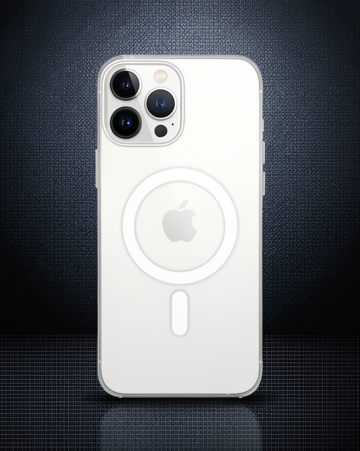 iPhone 14 Pro Kılıf Magneticsafe Şeffaf Silikon - Şeffaf