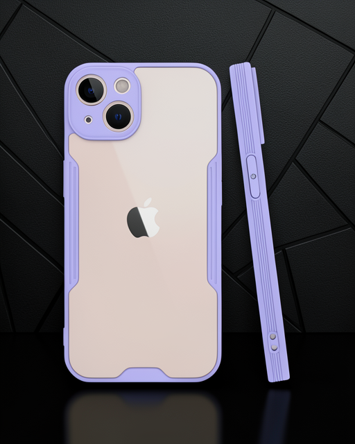 iPhone 14 Kılıf Platin Silikon - Lila