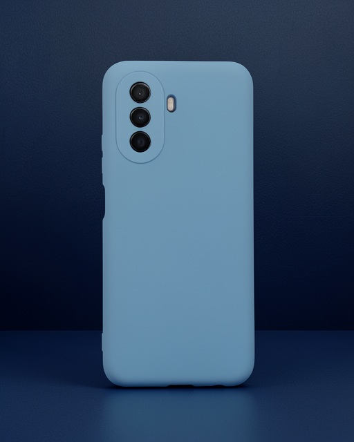 Huawei Nova Y70 Kılıf Nano İçi Kadife Silikon - Mavi