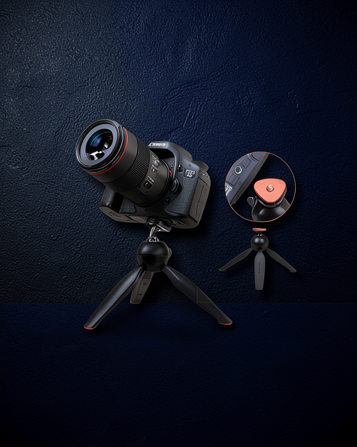 Yt228 Telefon Kamera Tripod Stand - Siyah
