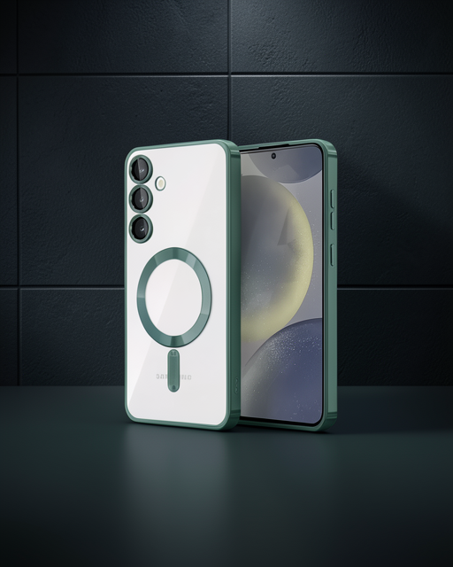 Samsung Galaxy S23 Plus Kılıf Kross Magneticsafe - Koyu Yeşil