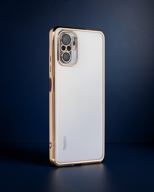 Xiaomi Redmi Note 10 - Kılıf Razer Lensli Silikon - Gold