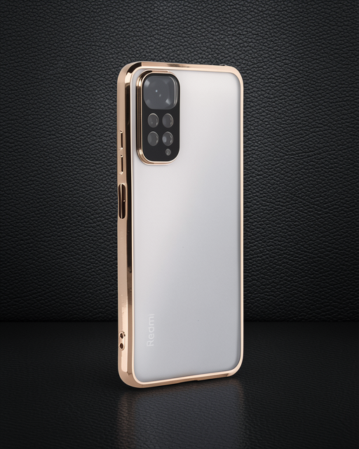 Xiaomi Redmi Note 11 - Kılıf Razer Lensli Silikon - Gold