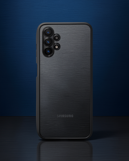 Samsung Galaxy A13 4G Kılıf Razer Lensli Silikon - Siyah