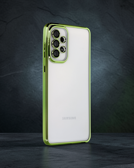 Samsung Galaxy A33 5G Kılıf Razer Lensli Silikon - Yeşil