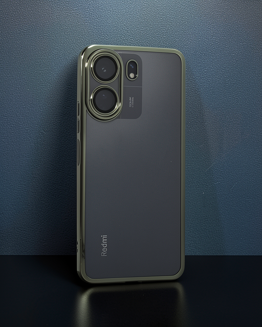 Xiaomi Redmi 13C Kılıf Razer Lensli Silikon - Yeşil