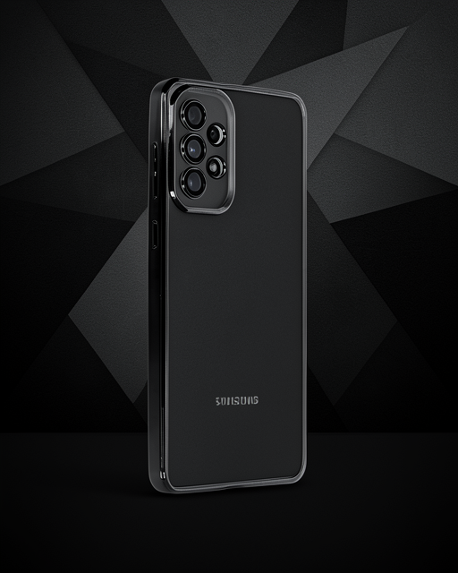 Samsung Galaxy A53 5G Kılıf Razer Lensli Silikon - Siyah