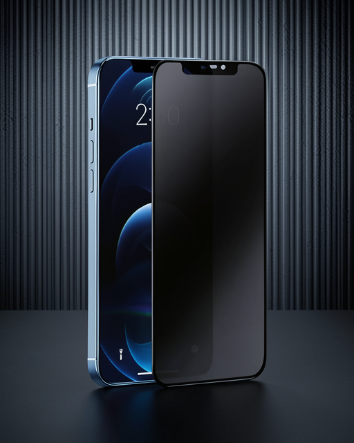 Huawei P40 Lite 3D Antistatik Hayalet Cam Ekran Koruyucu - Siyah