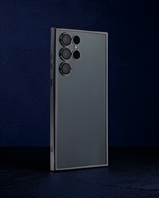 Samsung Galaxy S22 Ultra Kılıf Razer Lensli Silikon - Siyah