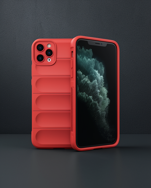 iPhone 11 Pro Kılıf Optimum Silikon - Kırmızı