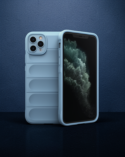 iPhone 11 Pro Kılıf Optimum Silikon - Sky Blue