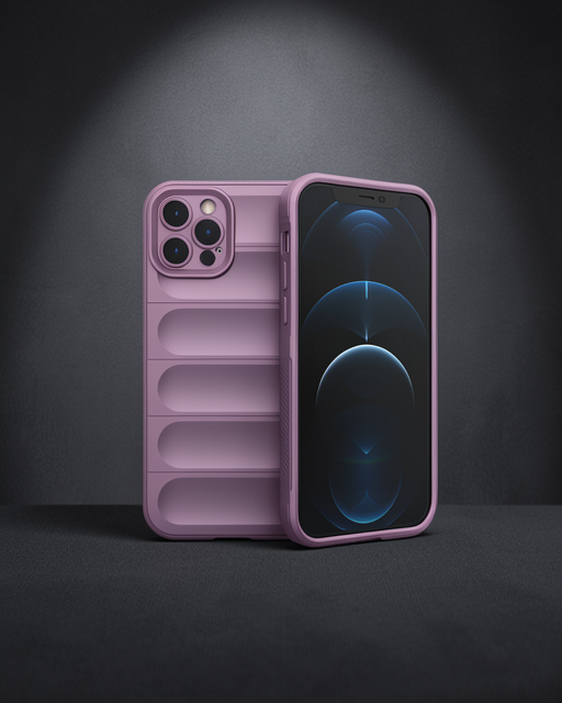 iPhone 12 Pro Kılıf Optimum Silikon - Mor