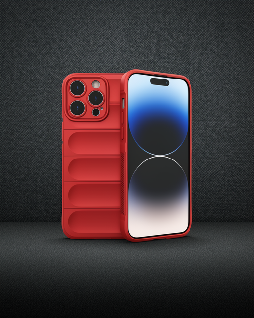 iPhone 13 Pro Kılıf Optimum Silikon - Kırmızı