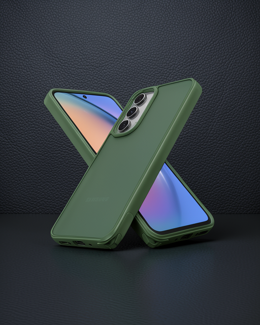 Samsung Galaxy A04S Kılıf Elegant Kapak - Yeşil