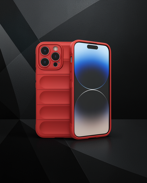 iPhone 14 Pro Kılıf Optimum Silikon - Kırmızı