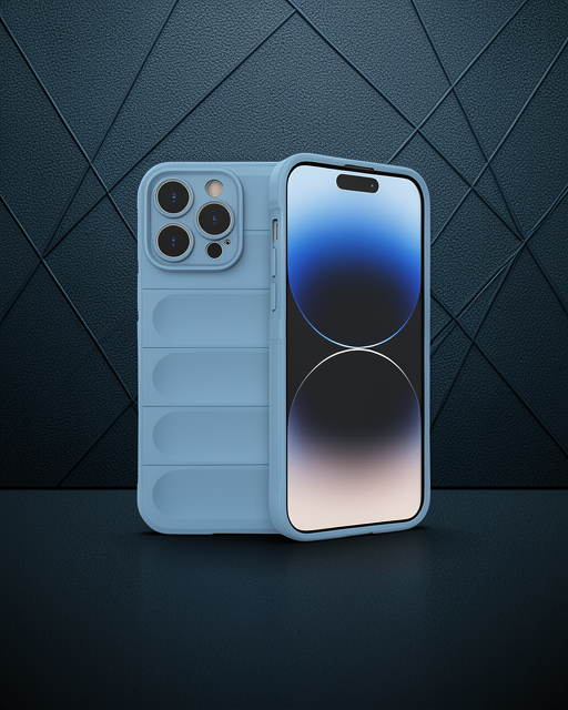 iPhone 14 Pro Kılıf Optimum Silikon - Sky Blue