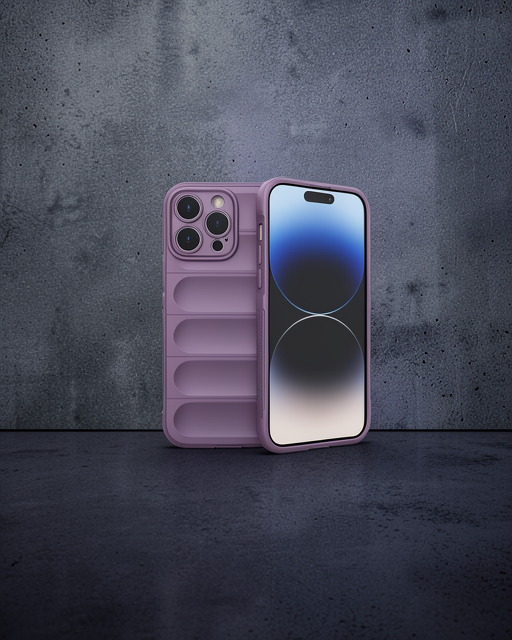 iPhone 14 Pro Max Kılıf Optimum Silikon - Mor