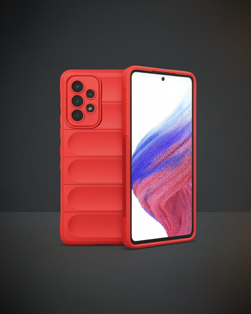 Samsung Galaxy A53 5G Kılıf Optimum Silikon - Kırmızı