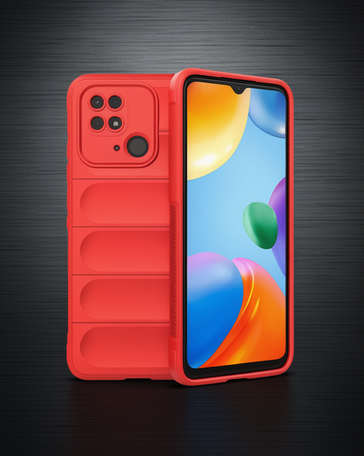 Xiaomi Redmi 10C Kılıf Optimum Silikon - Kırmızı