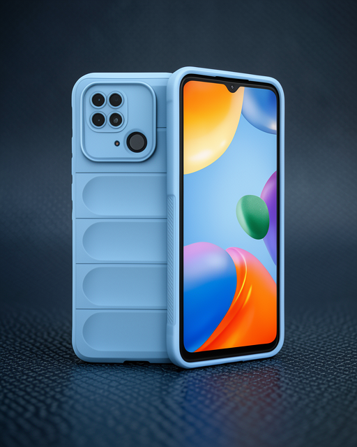 Xiaomi Redmi 10C Kılıf Optimum Silikon - Sky Blue