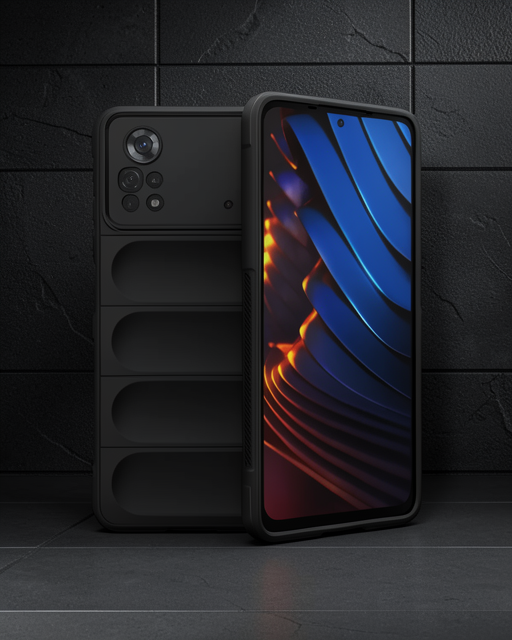 Xiaomi Poco X4 Pro 5G Kılıf Optimum Silikon - Siyah