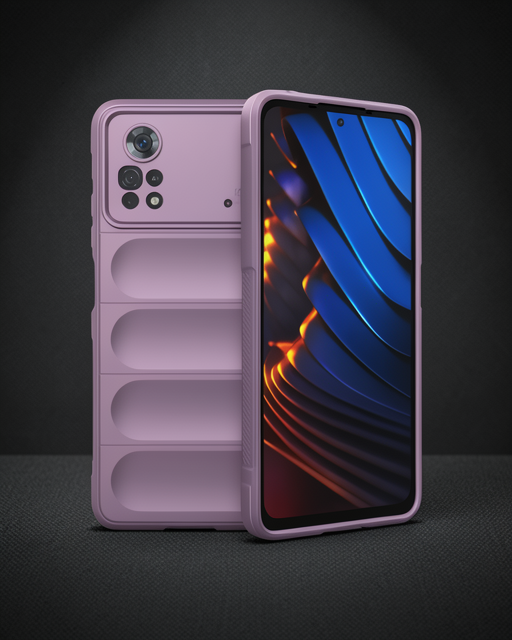 Xiaomi Poco X4 Pro 5G Kılıf Optimum Silikon - Mor