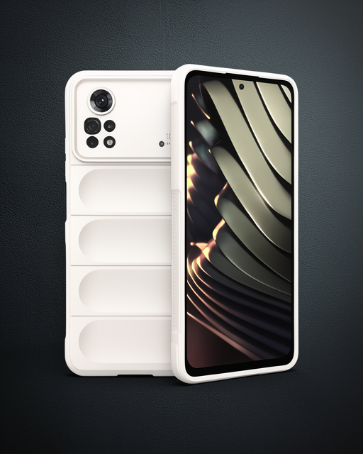 Xiaomi Poco X4 Pro 5G Kılıf - Optimum Silikon - Krem