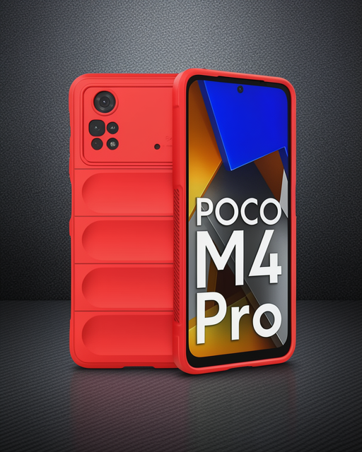 Xiaomi Poco M4 Pro 4G Kılıf - Optimum Silikon - Kırmızı