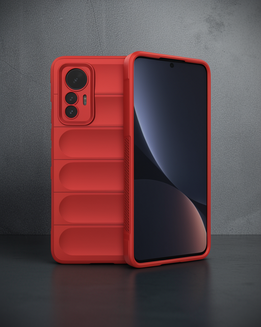 Xiaomi Mi 12 Lite Kılıf Optimum Silikon - Kırmızı