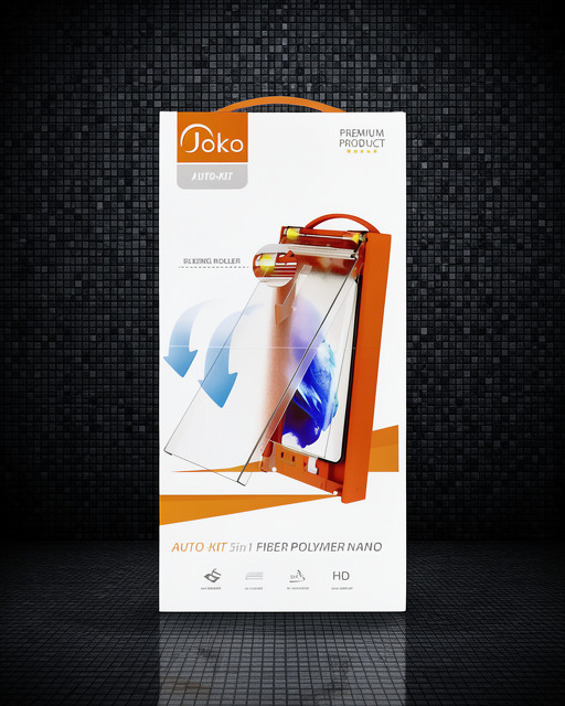Samsung Galaxy S21 Ultra Joko Autokit 5in1 Fiber Polymer Nano Ekran Koruyucu - Siyah