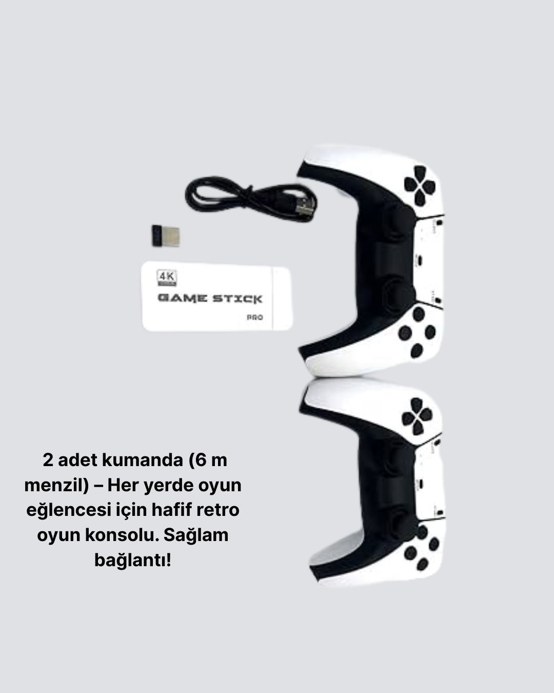 HDMI ve Kablosuz Kontrolcülü 20.000 Oyunlu Retro Oyun Konsolu