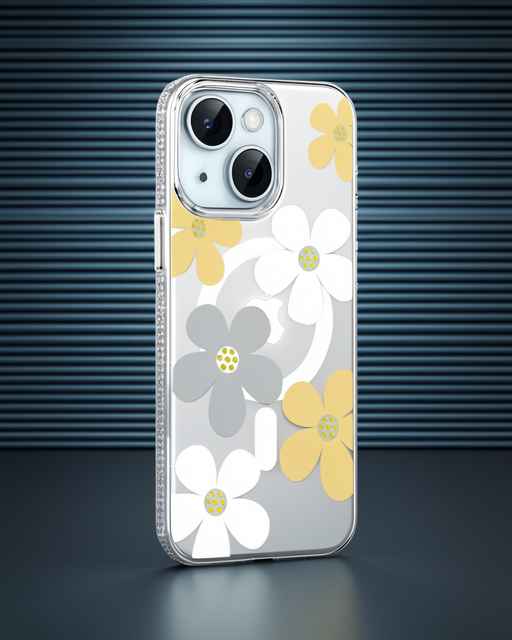 iPhone 14 - Joko Floral Magsafe Kılıf - Sarı