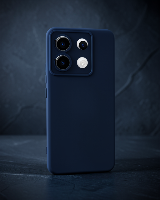 Xiaomi Redmi Note 13 Pro 5G Kılıf Nano İçi Kadife Silikon - Lacivert
