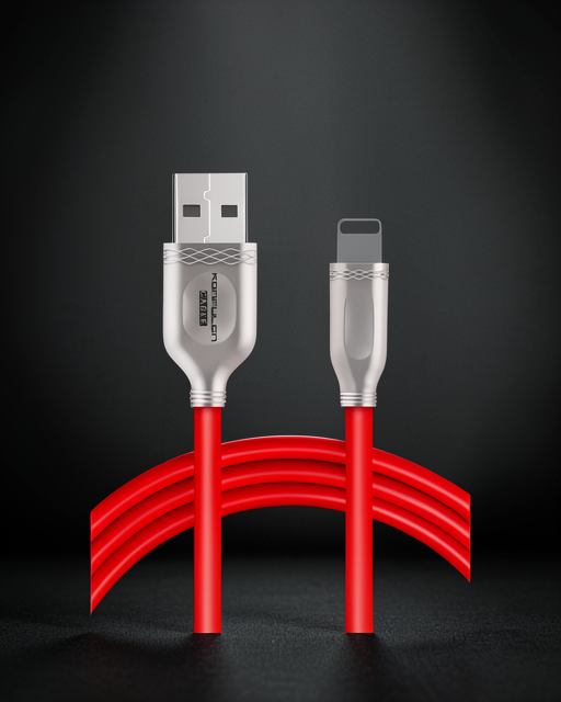 iPhone Uyumlu S48 Lightning Kablo 1m 3A - Kırmızı