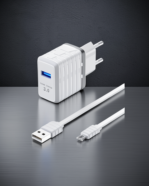 C32Q 3.0 Quick Micro Usb Seyahat Şarj Cihazı - Beyaz