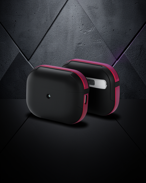 AirPods Pro 2 (2. Nesil) Mo-a8 Armor Kılıf - Kırmızı