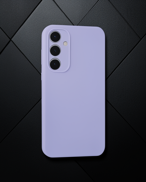 Samsung Galaxy A15 4G Kılıf First Silikon - Lila
