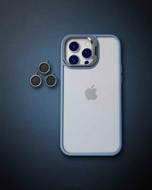 iPhone 14 Pro Kılıf Joko Roblox Lens Standlı Kapak - Sierra Blue