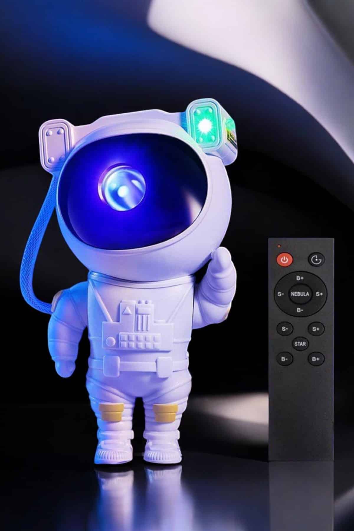 Astronot Görünümlü Projeksiyon Speaker Taşınabilir