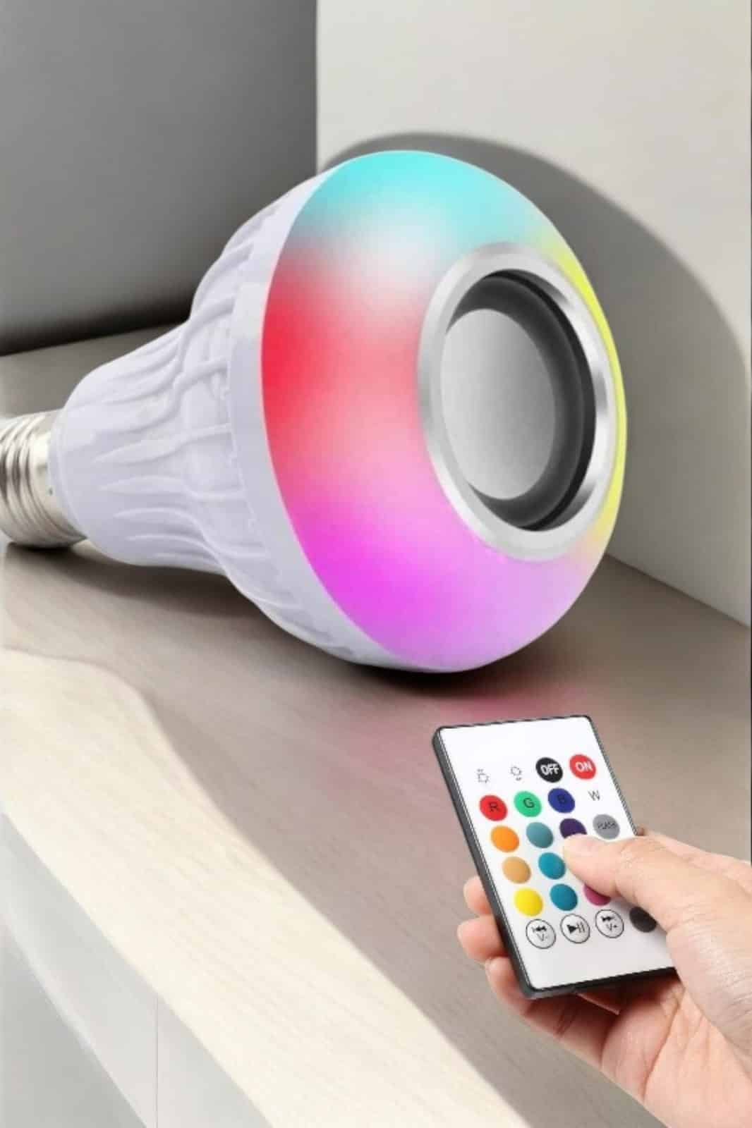 Lamba Led Hoparlör Dayanıklı ve Uzun Ömürlü Bluetooth Hoparlör