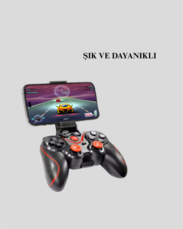 Android Uyumlu Gamepad X3 Game Stick Oyun Kolu Bluetooth Bağlantılı