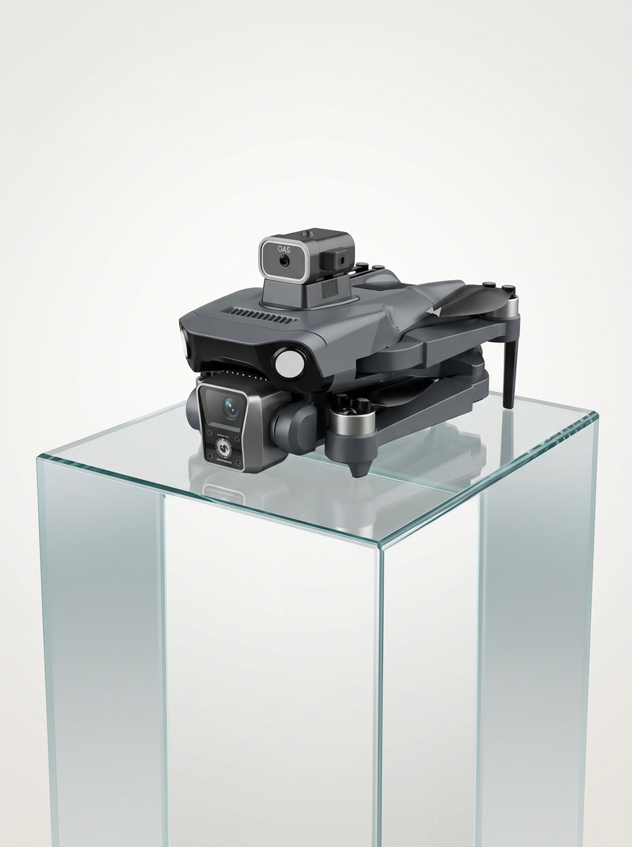 Ekranlı Kumandalı GPS Drone Çift Kameralı Katlanabilir Hava Aracı