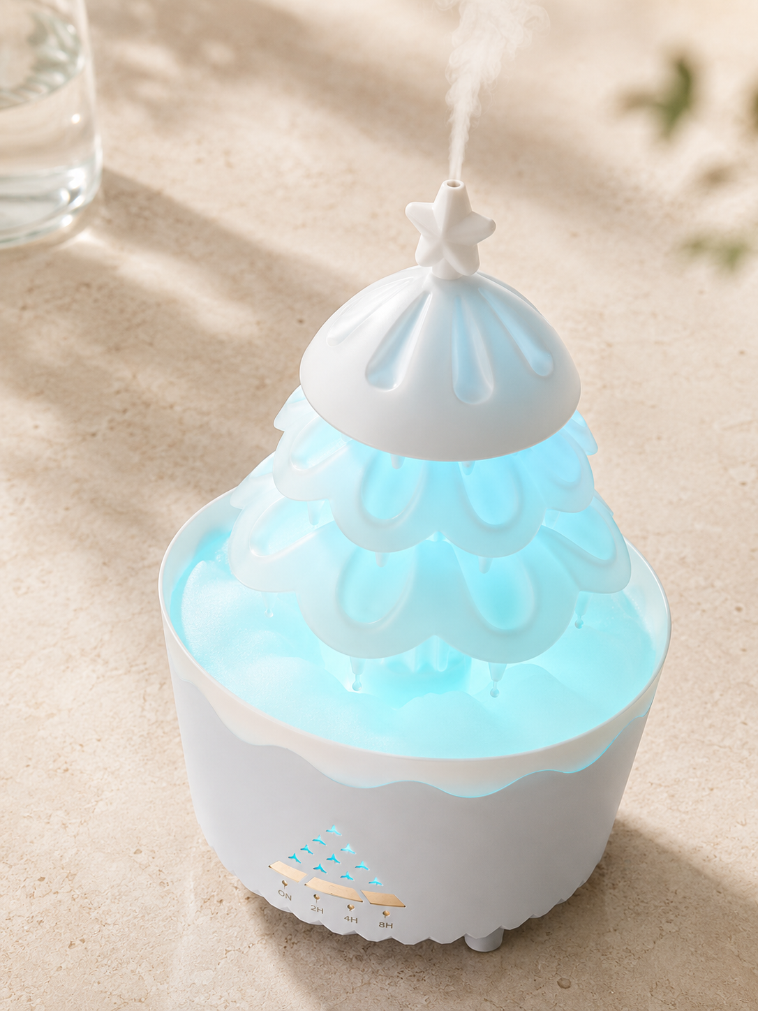RGB Aydınlatmalı Şans Ağacı Aromaterapi Difüzörü 250 ML Hava Nemlendirici